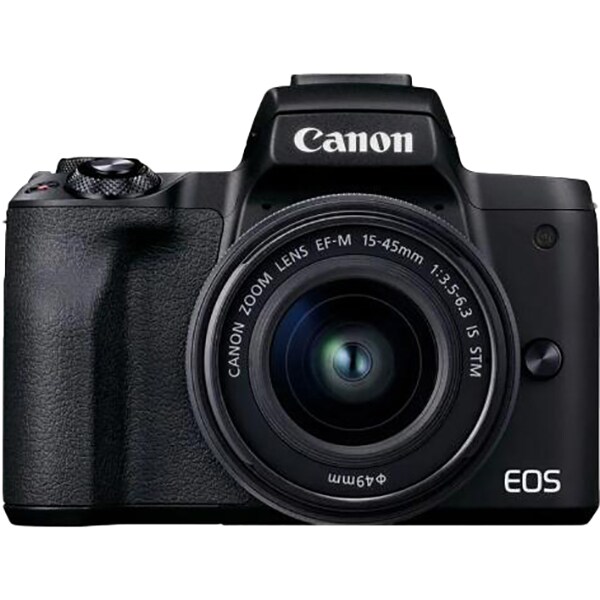 Aparat foto mirrorless CANON EOS M50 II Vlogging,24.1 MP, 4K, Wi-Fi, negru