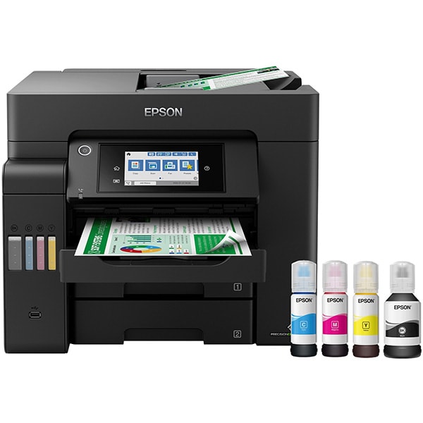 Multifunctional inkjet color EPSON EcoTank L6550 CISS, A4, USB, Retea, Wi-Fi, Fax