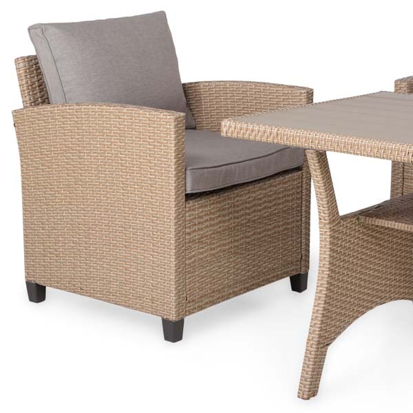 Set mobilier gradina MAISON MEX Baxter, 4 piese, bej