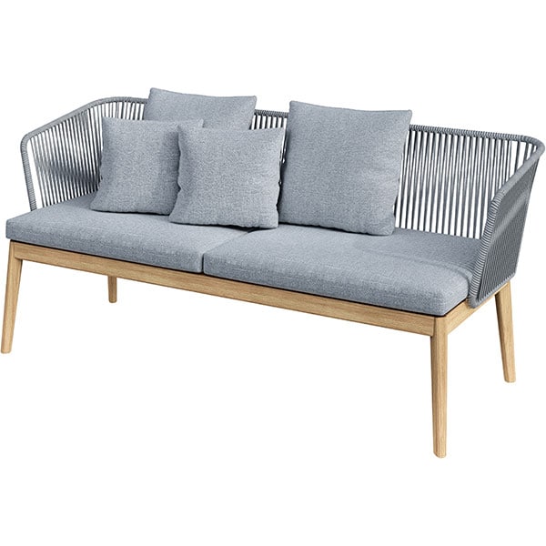 Set mobilier gradina MYRIA Viking Delo, 4 piese, gri inchis