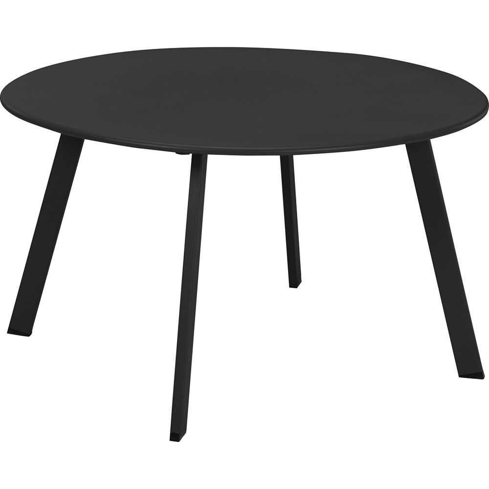 Masa terasa AMBIANCE X99000220, metal, D 70 x 40 cm, gri inchis