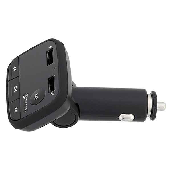 Modulator FM TELLUR TLL622001, MicroSD, USB, MP3, negru