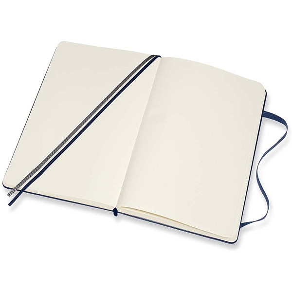 Carnet notite MOLESKINE Expanded Hard Notebook, velina, Large, 200 file, albastru