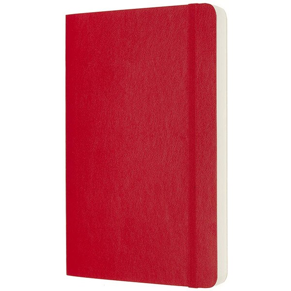Carnet notite MOLESKINE Expanded Soft Notebook, velina, Large, 200 file, rosu