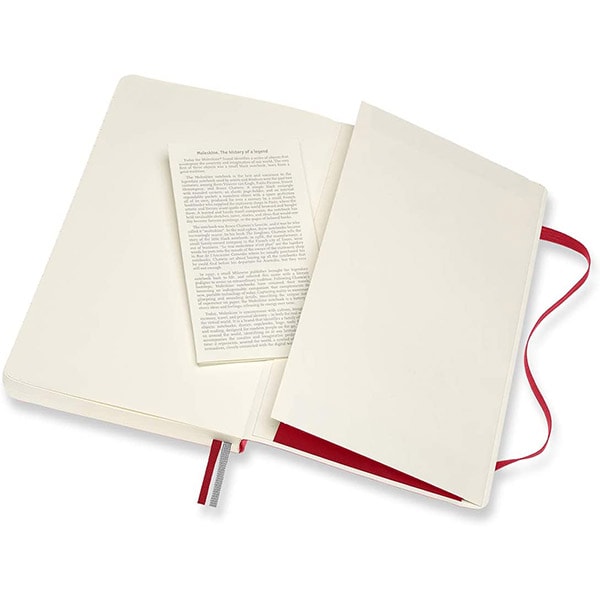 Carnet notite MOLESKINE Expanded Soft Notebook, velina, Large, 200 file, rosu