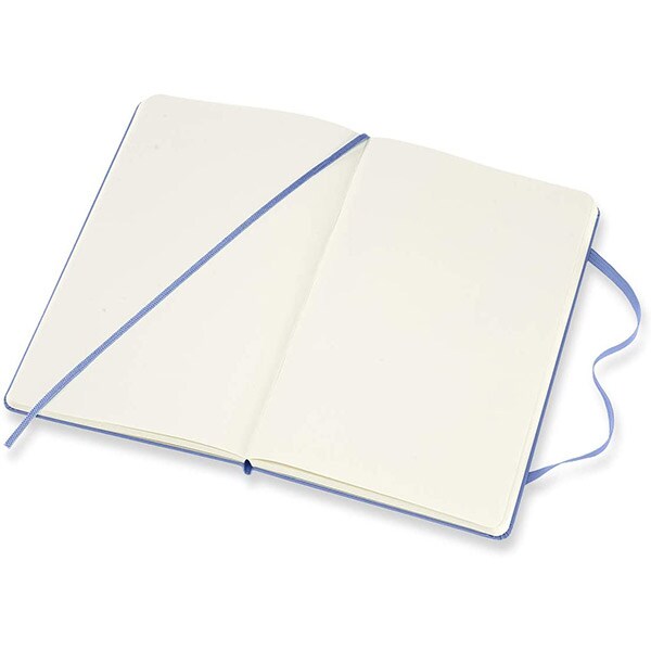 Carnet notite MOLESKINE Hydrangea Hard Notebook, Large, velina, 120 file, albastru deschis