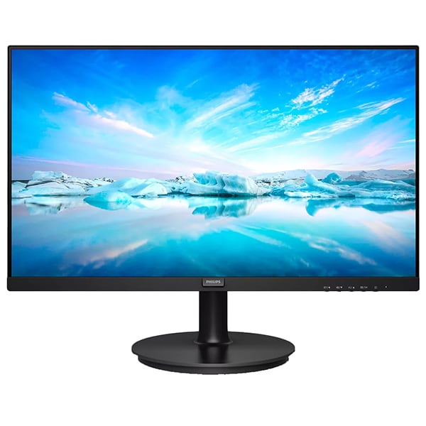 Monitor LED VA PHILIPS 242V8LA, 23.8", Full HD, 75Hz, Flicker-Free, negru