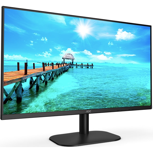 Monitor LED IPS AOC 27B2H/EU, 27" Full HD, 75Hz, Flicker Free, negru