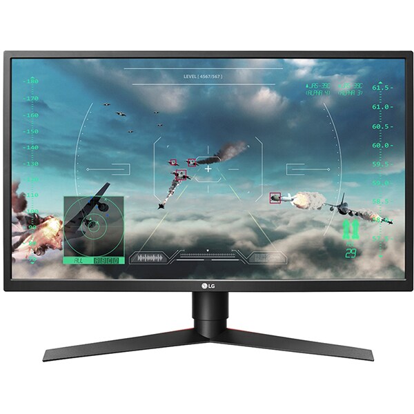 Monitor Gaming LED TN LG 27GK750F-B, 27" Full HD, NVIDIA G-Sync, 240Hz, negru