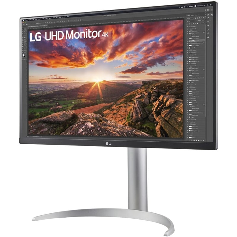 Monitor Gaming LED IPS LG 27UP850-W 27", 4K, 60Hz, AMD Freesync, HDR10, negru