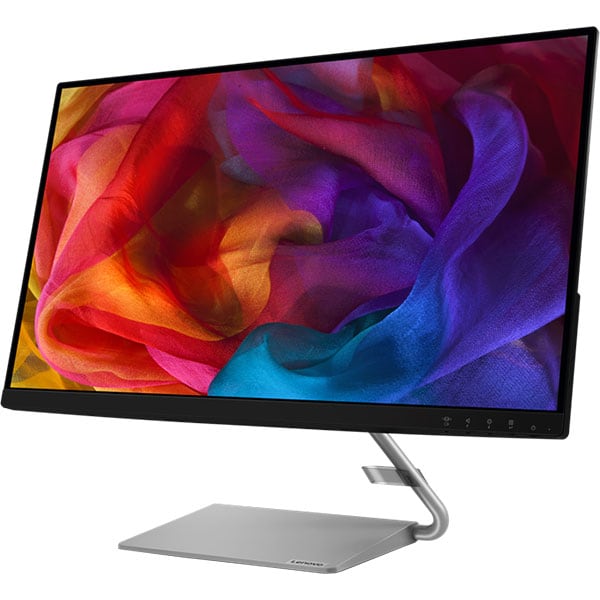 Monitor LED IPS LENOVO Q27Q-1L, 27", QHD, 75Hz, AMD FreeSync, negru