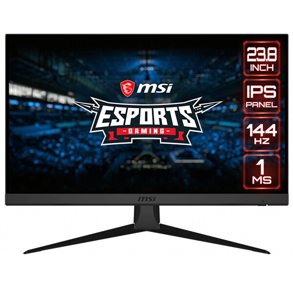 Monitor Gaming LED IPS MSI Optix G242, 23.8", Full HD, 144Hz, Adaptive Sync, negru