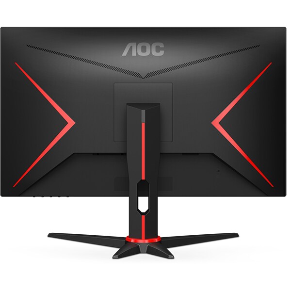 Monitor Gaming curbat LED VA AOC C27G2ZE/BK, 27" Full HD, 240Hz, FreeSync Premium, Flicker Free, negru-rosu