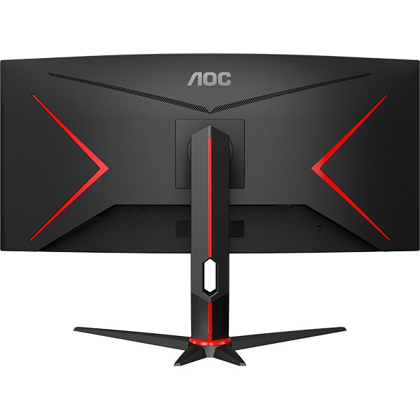 Monitor Gaming LED VA AOC CU34G2/BK, 34" Wide QHD, 100Hz, FreeSync, Flicker Free, negru