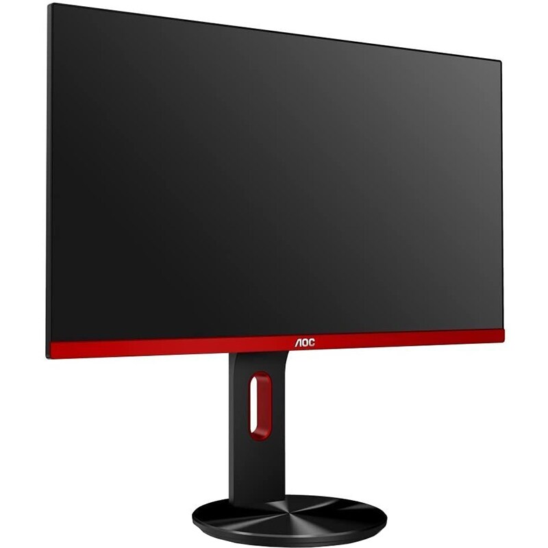 Monitor Gaming LED TN AOC G2590PX, 24.5" Full HD, 144Hz, G-Sync, negru-rosu