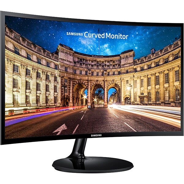 Monitor LED VA SAMSUNG LC27F390FHRXEN, 27", Full HD, FreeSync, negru