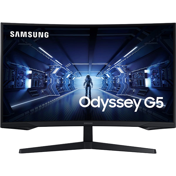Monitor Gaming curbat LED VA SAMSUNG Odyssey G5 LC32G55TQWRXEN, 32", WQHD, 144Hz, FreeSync Premium, negru