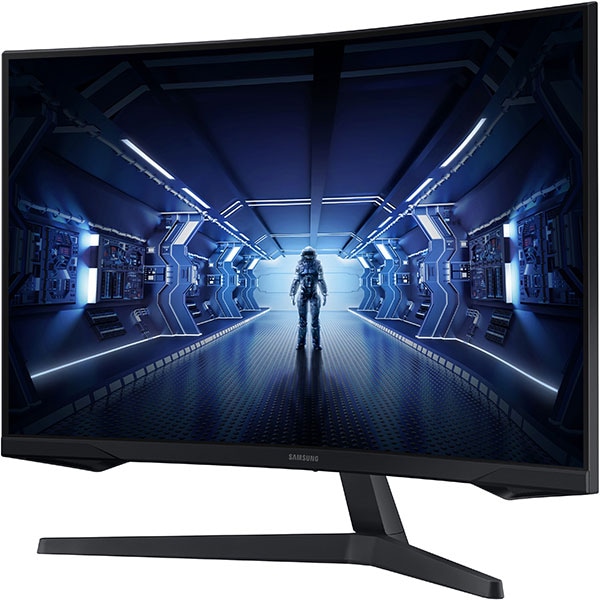 Monitor Gaming curbat LED VA SAMSUNG Odyssey G5 LC32G55TQWRXEN, 32", WQHD, 144Hz, FreeSync Premium, negru