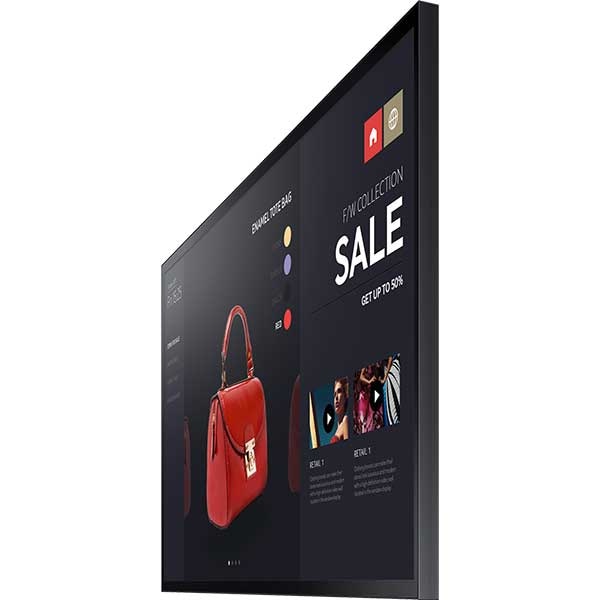 Display profesional SAMSUNG LH55PMFXTBC, 55", Full HD, Touch, 60Hz, negru