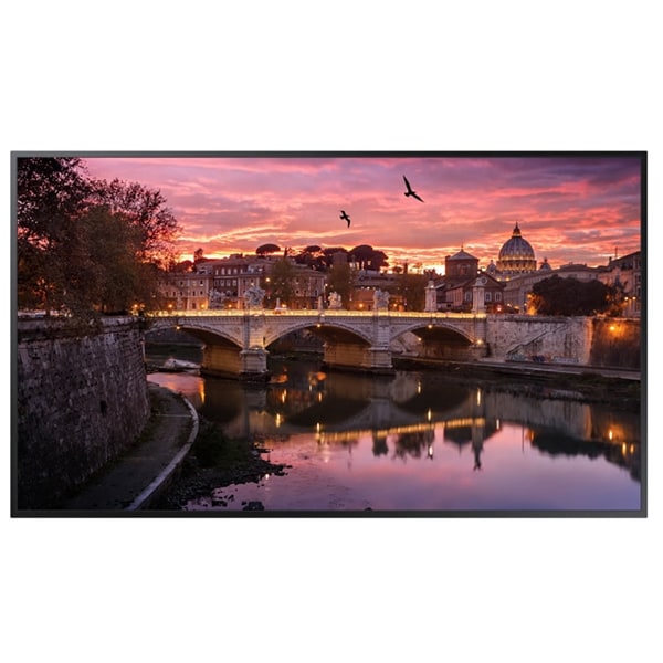 Display profesional SAMSUNG LH55QBREBGCXEN, 55", UHD, 60 Hz, Wi-Fi, negru