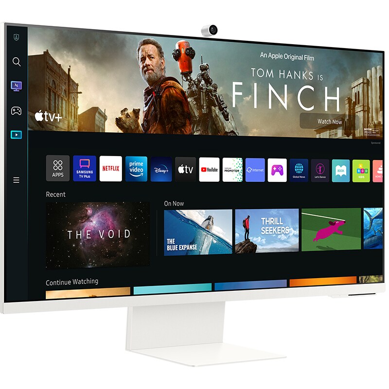 Monitor Smart LED VA SAMSUNG M8 LS32BM801UUXEN, 32", 4K, 60Hz, HDR10, alb