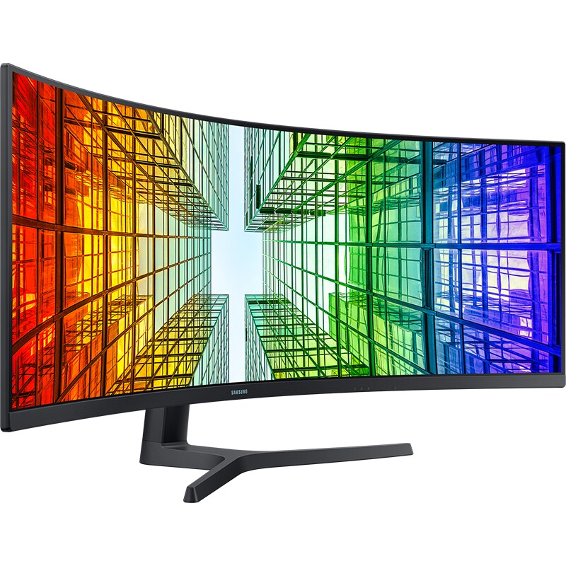 Monitor LED VA SAMSUNG LS49A950UIUXEN, 49", UltraWide Dual QHD, 60Hz, HDR, negru