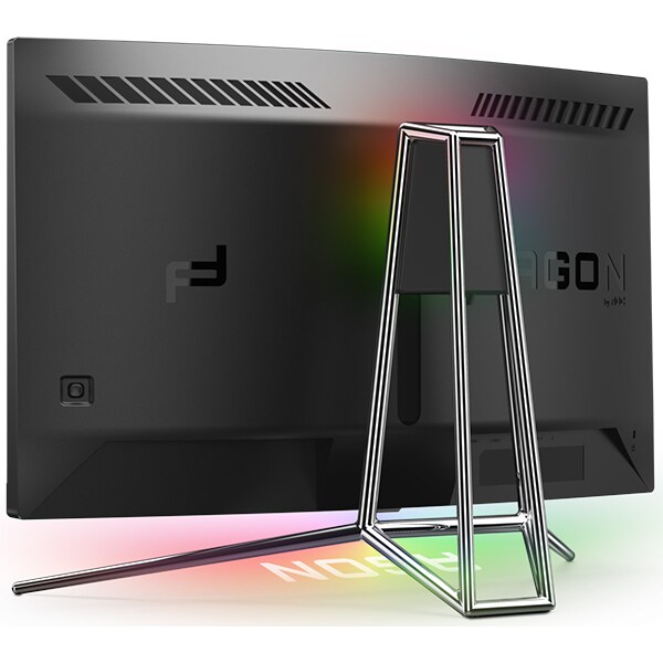 Monitor Gaming curbat LED VA AOC Porsche Design PD27, 27", QHD, 240Hz,  AdaptiveSync, HDR, negru