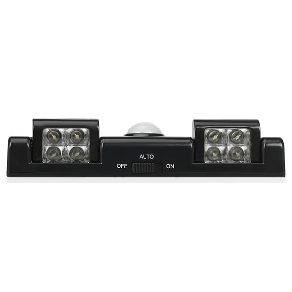 Aplica LED cu senzor de miscare PROMATE MOTIONFLUX, Baterie Li-Ion, 40 lumeni, 3.7V, negru