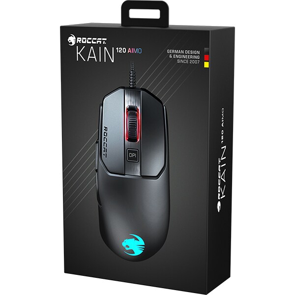 Mouse Gaming ROCCAT Kain 120 AIMO, 16000 dpi, negru