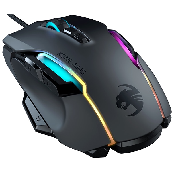 Mouse Gaming ROCCAT Kone AIMO REMASTERED, 16000 dpi, negru