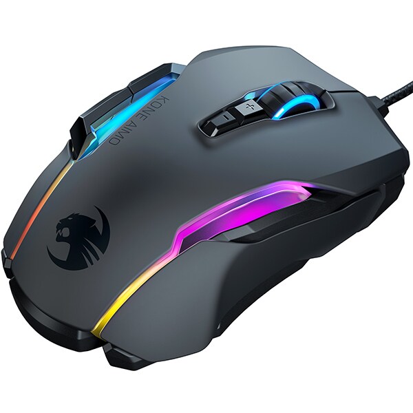 Mouse Gaming ROCCAT Kone AIMO REMASTERED, 16000 dpi, negru