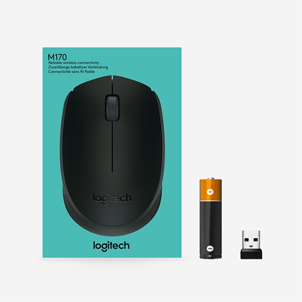 Mouse Wireless LOGITECH M171, 1000 dpi, negru