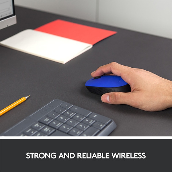 Mouse Wireless LOGITECH M171, 1000 dpi, albastru