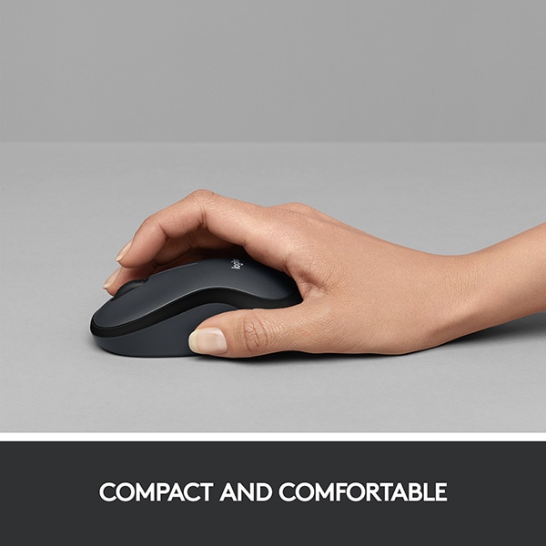 Mouse Wireless LOGITECH M220 Silent, 1000 dpi, negru