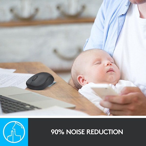 Mouse Wireless LOGITECH M220 Silent, 1000 dpi, rosu