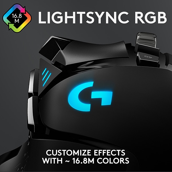 Mouse Gaming LOGITECH G502 HERO High Performance, 24.000 dpi, negru