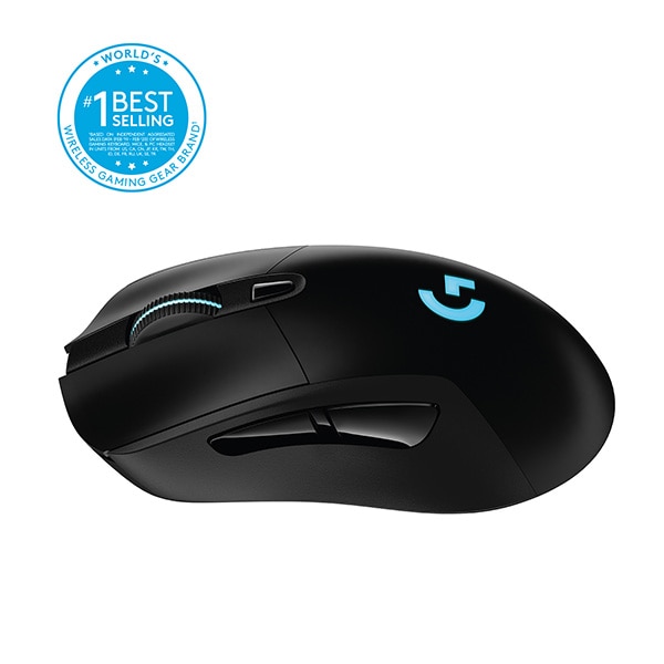 Mouse Gaming Wireless LOGITECH G703 HERO, Dual-Mode, 16000 dpi, Bluetooth, negru