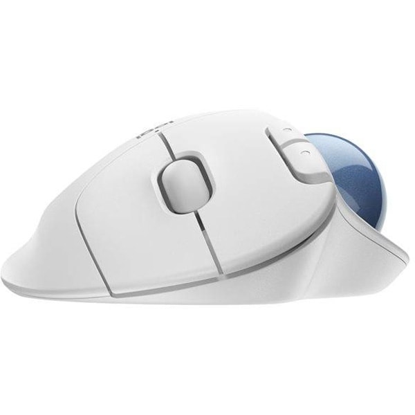 Mouse Wireless LOGITECH Ergo M575S, Dual Mode, 2000 dpi, Bluetooth, alb