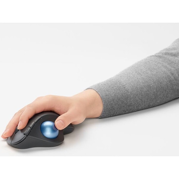 Mouse Wireless LOGITECH Ergo M575S, Dual Mode, 2000 dpi, Bluetooth, graphit