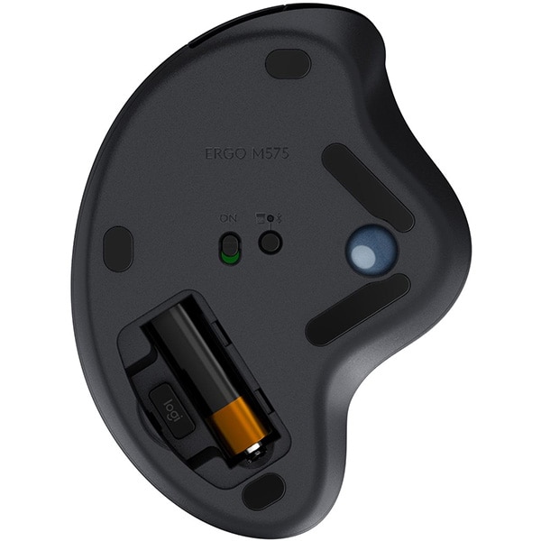 Mouse Wireless LOGITECH Ergo M575S, Dual Mode, 2000 dpi, Bluetooth, graphit