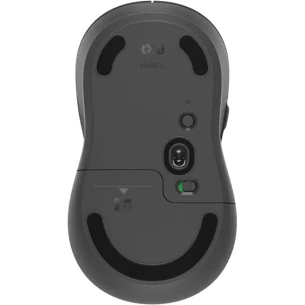Mouse Wireless LOGITECH Signature M650 Large, Dual Mode, 2000 dpi, Bluetooth, grafit