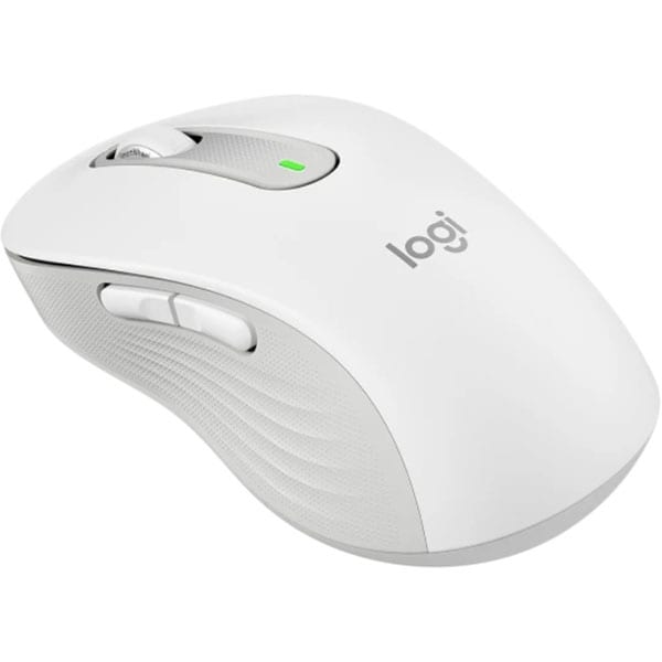 Mouse Wireless LOGITECH Signature M650 Large, Dual Mode, 2000 dpi, Bluetooth, alb
