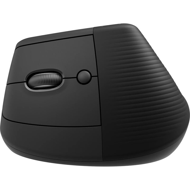 Mouse Wireless LOGITECH Lift Left Vertical, Dual Mode, 4000 dpi, Bluetooth, grafit