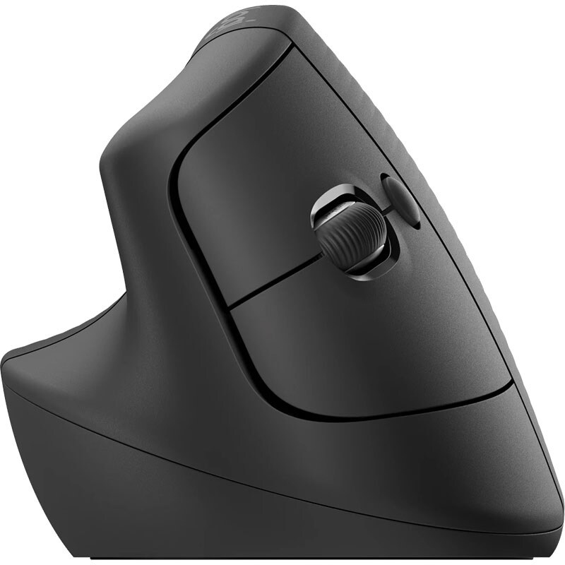 Mouse Wireless LOGITECH Lift Left Vertical, Dual Mode, 4000 dpi, Bluetooth, grafit