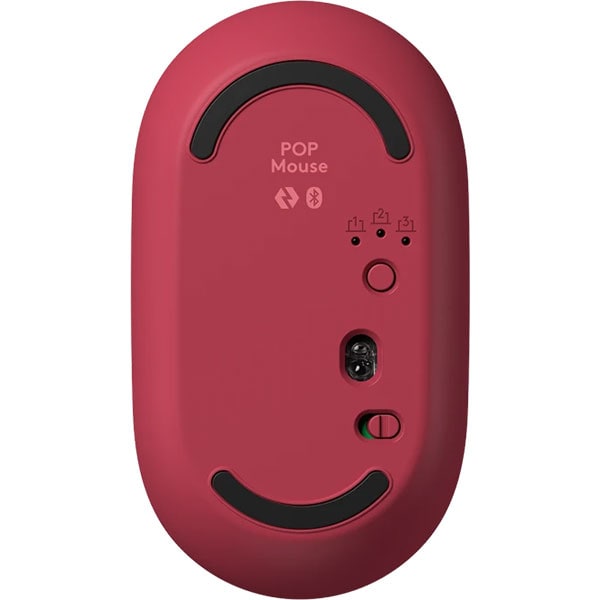 Mouse Wireless LOGITECH Pop Emoji, Dual Mode, 4000 dpi, Bluetooth, roz