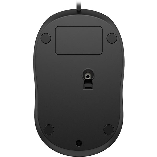 Mouse cu fir HP 1000, 1200 dpi, negru
