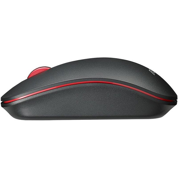 Mouse Wireless ASUS WT300, 1600 dpi, negru-rosu