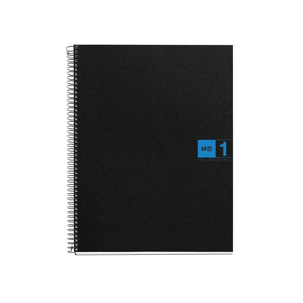 Caiet pentru scoala MIQUELRIUS Originals, matematica, A5, 80 file, legatura spirala, negru-bleu