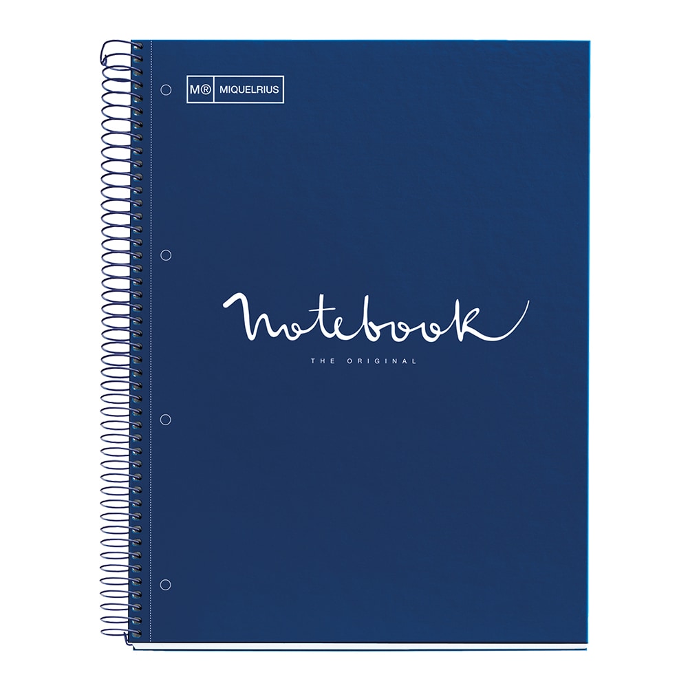 Caiet pentru scoala MIQUELRIUS, matematica, A4, 80 file, legatura spirala, albastru