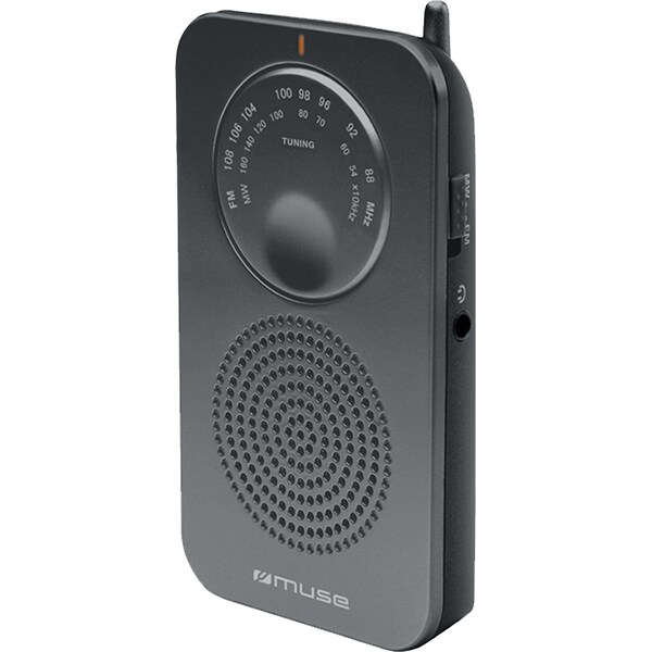 Radio portabil MUSE M-01, FM, negru